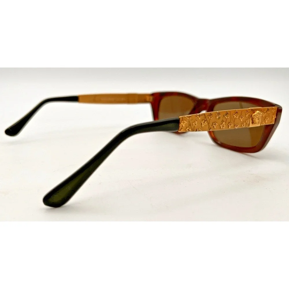 Vintage Gianni Versace Medusa Sunglasses Mod.291/M Col.900 Authentic w/ COA RARE
